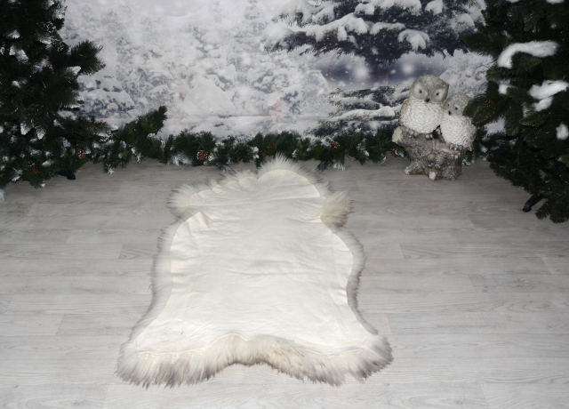 Echtes Lammfell Mufflon Anthrazit (öko) – B-Ware